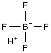 TETRAFLUOROBORIC ACID 48% SOLUTION Struktur