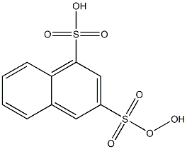 3-hydroxy-1,3-naphthalene-disulfonic acid Struktur