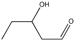 3-hydroxypentanal Struktur