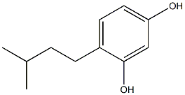 4-isoamylresorcinol Struktur