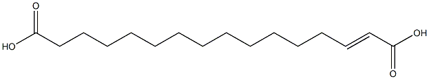 hexadecenedioic acid Struktur