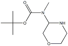 tert-Butyl morpholin-3-ylmethylcarbamate Struktur