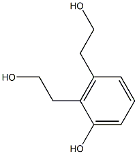 2,3-BIS-(2-HYDROLYETHYL)-PHENOL Struktur