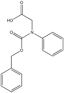 CBZ-D-PHENYLGLYCINE Struktur