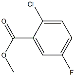 2-CHLORO-5-FLUOROBENZOIC ACID METHYL ESTER Struktur