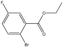 2-BROMO-5-FLUOROBENZOIC ACID ETHYL ESTER Struktur