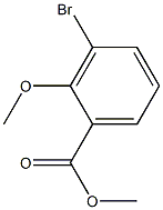 3-BROMO-2-METHOXYBENZOIC ACID METHYL ESTER Struktur