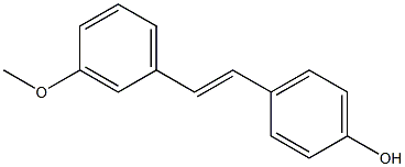 4-[(E)-2-(3-METHOXYPHENYL)ETHENYL]PHENOL Struktur