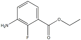 3-AMINO-2-FLUOROBENZOIC ACID ETHYL ESTER Struktur