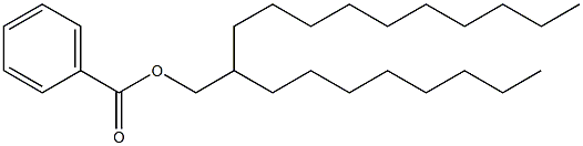 2-Octyldodecyl benzoate Struktur