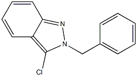 2-Benzyl-3-chloro-2H-indazole Struktur