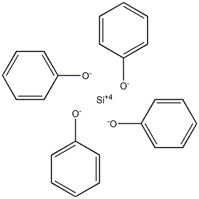 Silicon tetraphenoxide Struktur