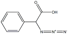 D-(-)-ALPHA-Azidophenylacetic acid Struktur