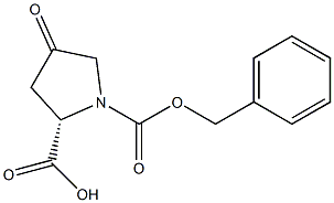 1-CBZ-4-OXO-L-PROLINE Struktur