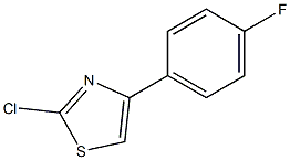 2-CHLORO-4-(4-FLUOROPHENYL)-1,3-THIAZOLE Struktur