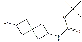 TERT-BUTYL 6-HYDROXYSPIRO[3.3]HEPT-2-YLCARBAMATE Struktur