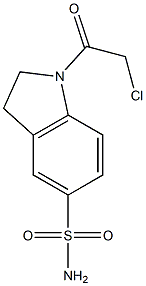 1-(CHLOROACETYL)INDOLINE-5-SULFONAMIDE Struktur