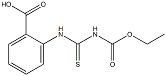 2-({[(ETHOXYCARBONYL)AMINO]CARBONOTHIOYL}AMINO)BENZOIC ACID Struktur