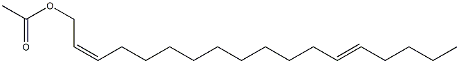 ,CIS-2,13-OCTADECADIENYL ACETATE Struktur