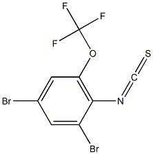 2,4-DIBROMO-6-TRIFLUOROMETHOXYPHENYLISOTHIOCYANATE 97% Struktur