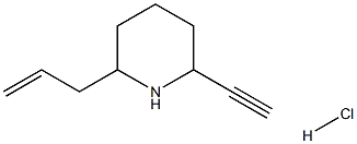 2-ALLYL-6-ETHYNYL-PIPERIDINE HYDROCHLORIDE Struktur