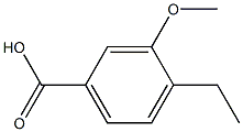 4-ETHYL-3-METHOXYBENZOIC ACID, 98+% Struktur