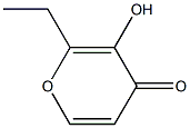 2-ETHYL-3-HYDROXY-4H-PYRAN-4-ONE, 99.5% Struktur