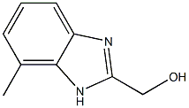 (7-METHYL-1H-BENZIMIDAZOL-2-YL)METHANOL Struktur