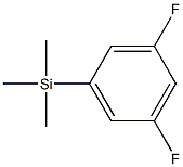 1-(TRIMETHYLSILYL)-3,5-DIFLUOROBENZENE 96% Struktur