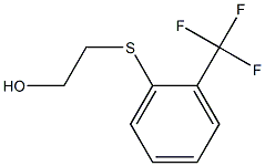 2-TRIFLUOROMETHYLPHENYLTHIOETHANOL 98% Struktur