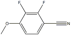 2,3-DIFLUORO-4-CYANOANISOLE Struktur