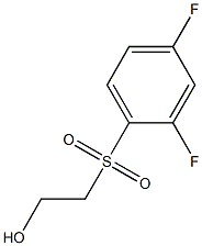 2,4-DIFLUOROPHENYLSULFONYLETHANOL 98% Struktur