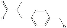 2-(4-BROMOMETHYL)PHENYLMETHYL PROPIONATE, 99% Struktur