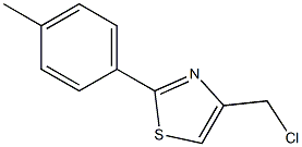 4-(CHLOROMETHYL)-2-(4-METHYLPHENYL)-1,3-THIAZOLE Struktur