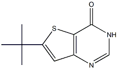 6-TERT-BUTYL-3H-THIENO[3,2-D]PYRIMIDIN-4-ONE 95% Struktur