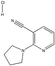 2-PYRROLIDIN-1-YLNICOTINONITRILE HYDROCHLORIDE Struktur