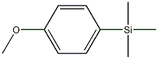 4-(TRIMETHYLSILYL)ANISOLE 96% Struktur