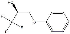 (R )-1,1,1-Trifluoro-3-phenylsulfanyl-propan-2-ol Struktur