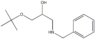 1-Benzylamino-3-tert-butoxy-propan-2-ol Struktur