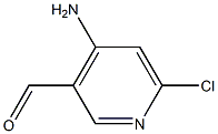 4-AMINO-6-CHLORO-PYRIDINE-3-CARBALDEHYDE Struktur