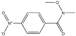 N-METHYL-N-METHOXY-4-NITRO-BENZAMIDE Struktur