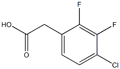 2-(4-CHLORO-2,3-DIFLUOROPHENYL)ACETIC ACID Struktur