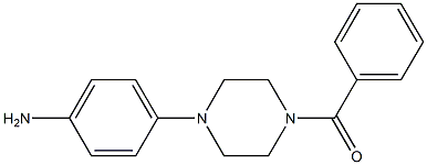 1-BENZOYL-4-(4-AMINOPHENYL ) PIPERAZINE Struktur