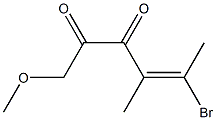 2-Bromo-4-methoxy Acetoplenone Struktur