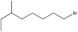 1-BROMO-6-METHYLOCATNE Struktur