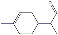 P-MENTH-1-EN-9-AL Struktur