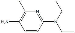 2-(DIETHYLAMINO)-5-AMINO-6-METHYLPYRIDINE Struktur