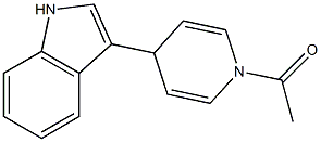 3-(1-ACETYL-1,4-DIHYDROPYRIDIN-4-YL)INDOLE Struktur