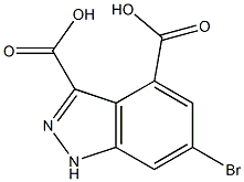 6-BROMOINDAZOLE-3,4-DICARBOXYLIC ACID Struktur