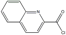 2-QUINOLINECARBONYL CHLORIDE Struktur